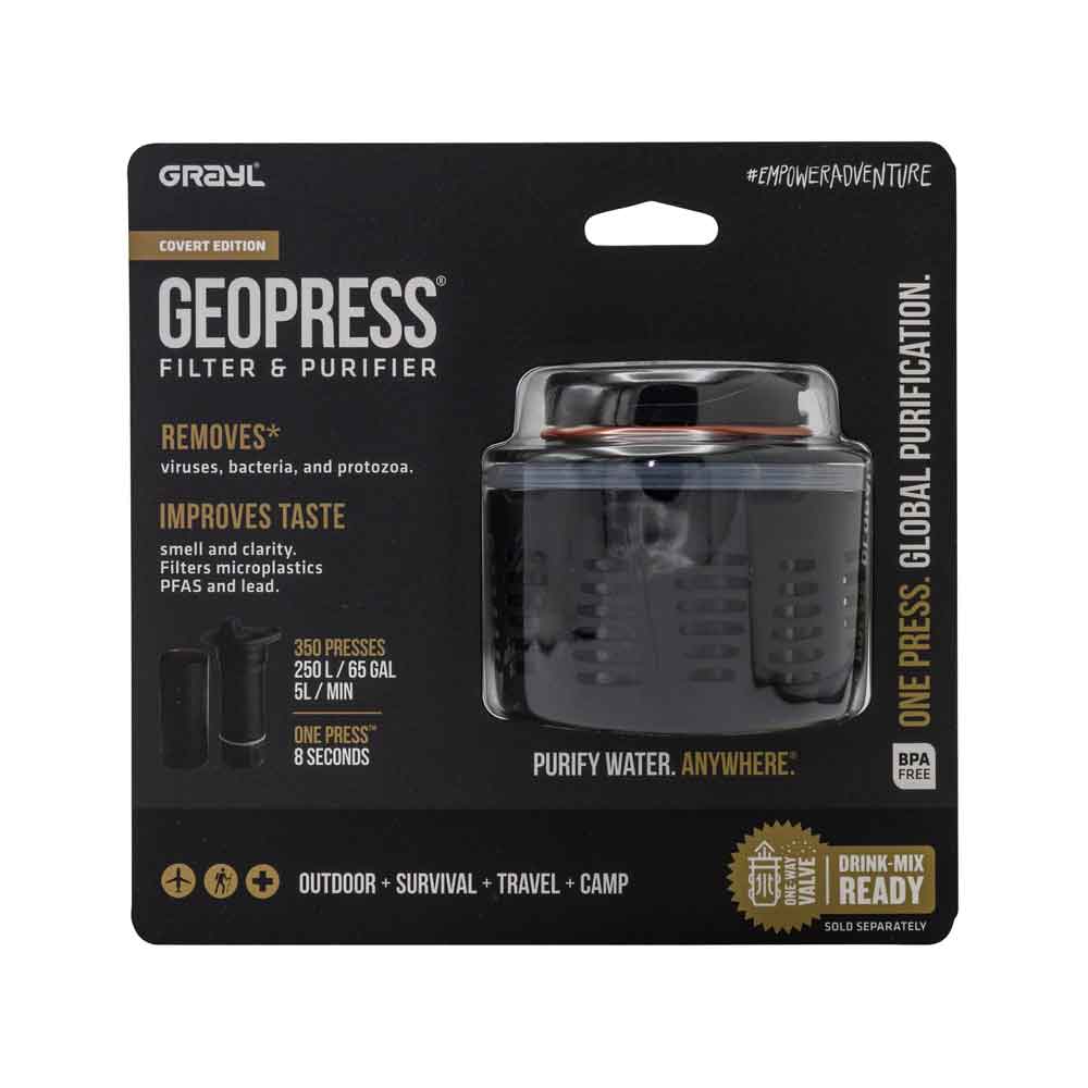 Grayl GeoPress Purifier Cartridge black Grayl GeoPress Purifier Cartridge black